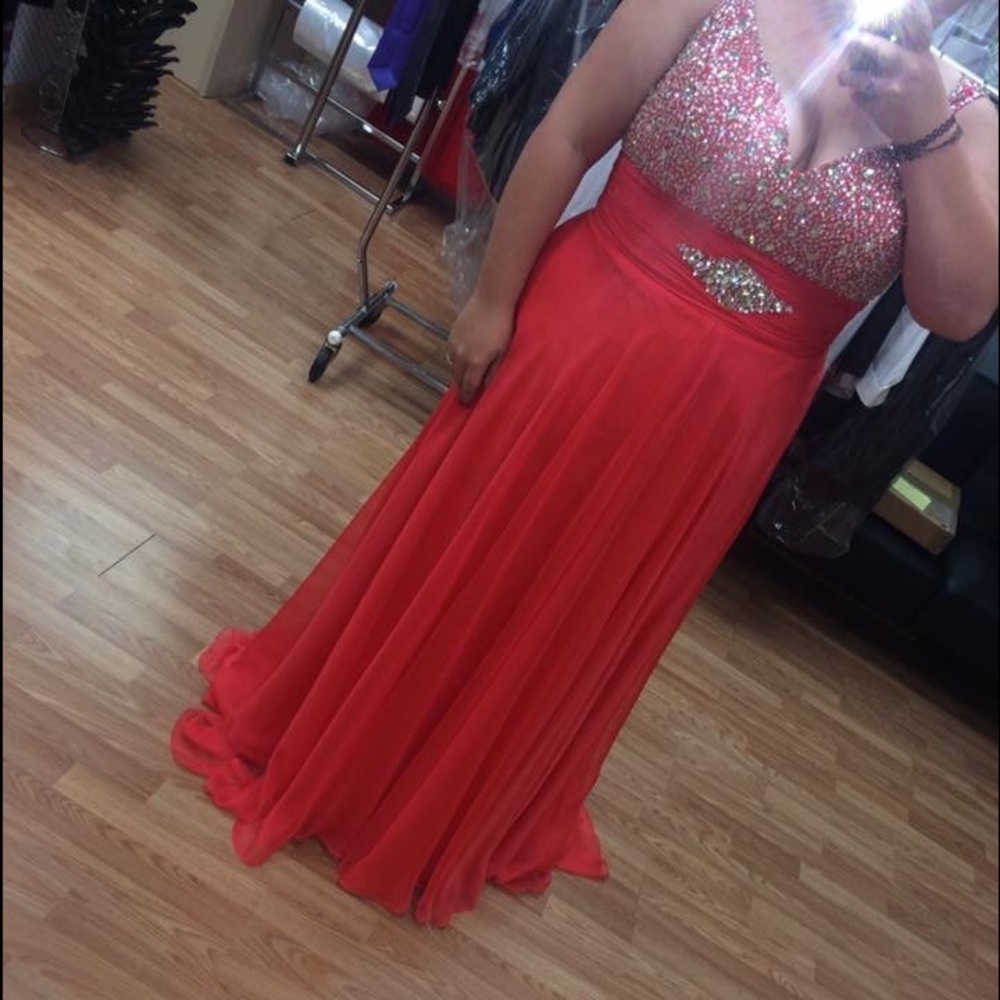 Coral Prom Dress